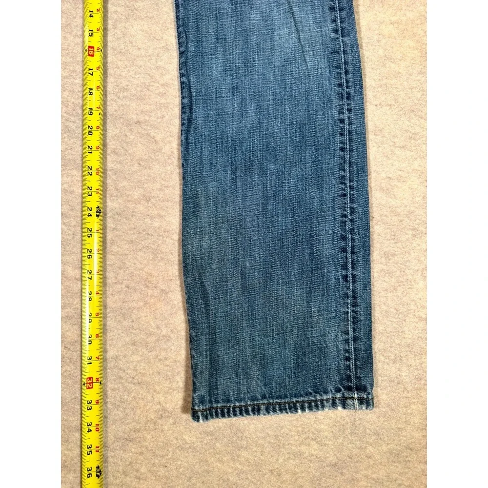 Levis 501 Original Fit Jeans Men 36x34 Blue Denim Cotton Straight Leg Button Fly
